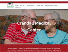 Tablet Screenshot of crandallmedicalcenter.com